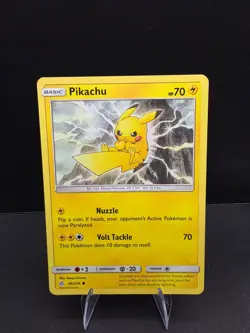 Pokemon TCG Pikachu Non-Holo- Comic Eclipse, Near Mint - Image 1