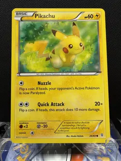 POKEMON PIKACHU 26/83 XY GENERATIONS NON HOLO LP - Image 1