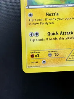 POKEMON PIKACHU 26/83 XY GENERATIONS NON HOLO LP - Image 4