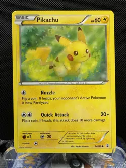 POKEMON PIKACHU 26/83 XY GENERATIONS NON HOLO LP - Image 1