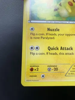 POKEMON PIKACHU 26/83 XY GENERATIONS NON HOLO LP - Image 4