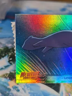 Topps Pokemon Mewtwo Strikes Back Legends Rainbow Holo Movie Animation Edition#1 - Image 2