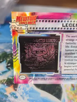Topps Pokemon Mewtwo Strikes Back Legends Rainbow Holo Movie Animation Edition#1 - Image 5