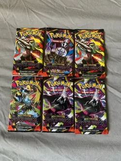 ✅Fast Shipping✅ SEALED Pokemon TCG: ME05 Pitch Black 6x Booster Pack Lot - Image 1