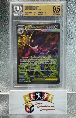 Pokemon Mega Evolution Ascended Heroes Mega Gengar ex SIR #284 BGS 9.5 - Image 1