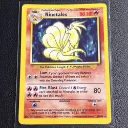Pokemon Ninetales 12/102 Holo Base Set Unlimited LP - Image 1