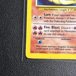 Pokemon Ninetales 12/102 Holo Base Set Unlimited LP - Image 4