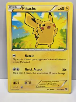 Pokemon Card Pikachu XY Base Set 42/146 Non-Holo 2014 - Near Mint (NM) - Image 1