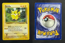 POKEMON UNGRADED PIKACHU 60/64 C WOTC JUNGLE UNLIMITED HP NON HOLO PKM-258 - Image 1