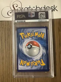 PSA 7 - Pokemon STAFF MEWTWO 51/108 - PRERELEASE EVOLUTIONS - FOIL - Image 2