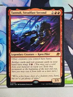 2025 MTG Edge Of Eternities Tannuk, Steadfast Second #162 - Image 1