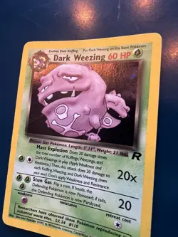 Pokemon TCG Dark Weezing Holo Rare Card 14/82 NM - Image 2