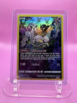 POKEMON Mew GG10/GG70 SWSH: Crown Zenith: Galarian Gallery Holo IR Full Art Rare - Image 1