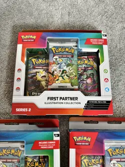 3 x Pokemon TCG: First Partner illustration Collection Series 2 ✅ new sealed ✅ - Image 4