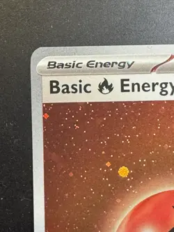 Fire Energy Professor Program Cosmos Holo 002 Pokemon TCG promo - Image 2