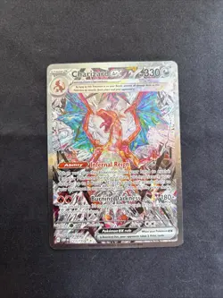 Pokemon TCG Charizard EX Obsidian Flames 223/197 Near Mint Condition - Image 1