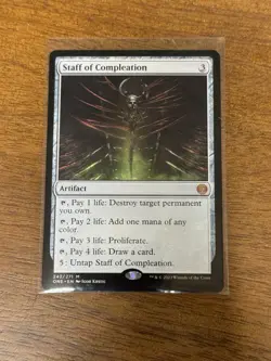 Staff of Compleation Phyrexia: All Will Be One Regular - Image 1