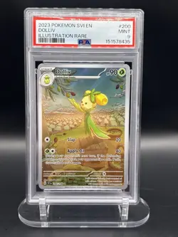 Pokemon Dolliv Scarlet & Violet Illustration Rare #200 PSA 9 Mint - Image 1