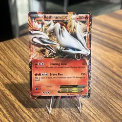 Pokemon Card Reshiram EX Holo LP Next Destinies Ultra Rare 22/99 - Image 2