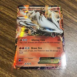 Pokemon Card Reshiram EX Holo LP Next Destinies Ultra Rare 22/99 - Image 5
