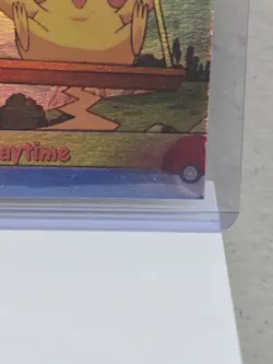1999 Topps Pokemon Movie Edition PLAYTIME #57 Rare Rainbow Foil - Image 3
