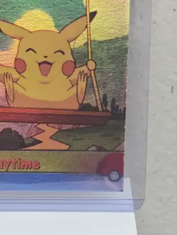 1999 Topps Pokemon Movie Edition PLAYTIME #57 Rare Rainbow Foil - Image 4