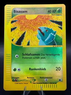 Pokemon Karte Bisasam 95/165 Expedition Deutsch, Reverse holo KOMIYA LP - Image 1