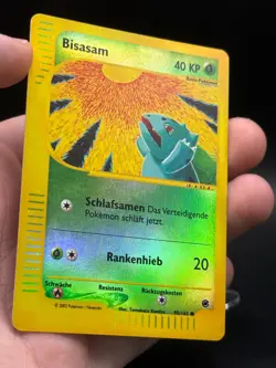 Pokemon Karte Bisasam 95/165 Expedition Deutsch, Reverse holo KOMIYA LP - Image 3