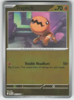 Trapinch 051/094 Common Phantasmal Flames Pokemon Reverse Holo Lightly Played - Image 1