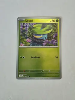 Lotad 005/094 Common Phantasmal Flames Pokemon Reverse Holo Near Mint - Image 1