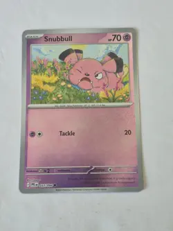 Snubbull 037/094 Common Phantasmal Flames Pokemon Reverse Holo Near Mint - Image 1