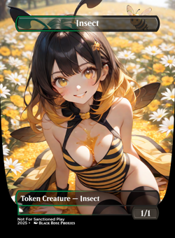Insect Token - MTG Anime Custom - Playtest - Image 1
