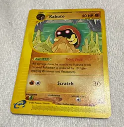 The Pokemon Company Kabuto 37/144 Skyridge Regular EN Uncommon Stage 1 50 HP - Image 1