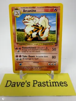 Pokemon Base Set 2 Uncommon Arcanine 33/130 - Near Mint (NM) P2 - Image 1