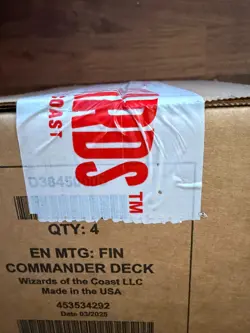 FINAL FANTASY Sealed Commander Deck Display (Set of All 4 Decks) Magic MTG - Image 3