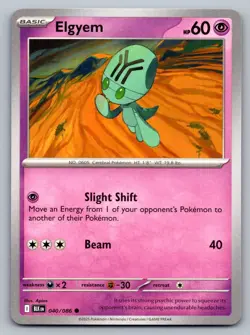 Pokemon TCG SV: Black Bolt Elgyem 040/086 - Image 1