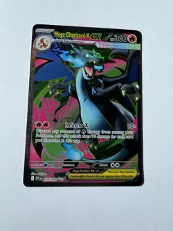 Pokemon Mega Charizard X ex 109/094 Me02: Phantasmal Flames Full Art NM - Image 1