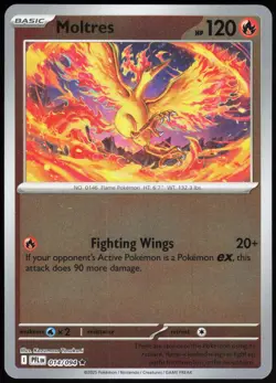 Phantasmal Flames Moltres 014/094 Rare Pokemon Reverse Holo NM/M - Image 1