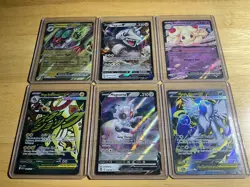 Pokemon Full Art Lot 6 Cards Total Near Mint Condition - Image 1