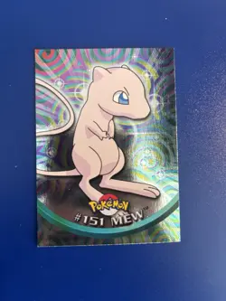2000 Topps Pokemon Series 3 #151 Mew Blue Logo 1st Edition TV Animation Foil Nm - Image 1