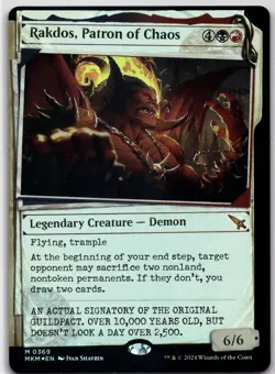 Rakdos, Patron of Chaos (Showcase) (0369) Foil M Murders at Karlov Manor 369 Nea - Image 1