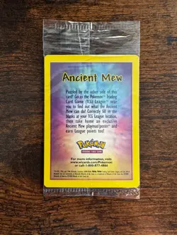 Pokemon TCG - Ancient Mew Movie Promo, Sealed (has wrinkle, read desc.) - Image 1
