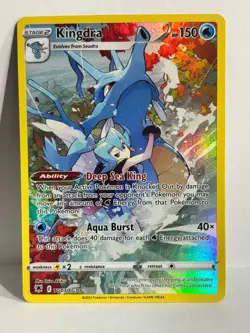 Pokemon TCG Kingdra TG03/TG30 Trainer Gallery Illustration Rare Holo NM - Image 1