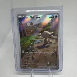 The Pokemon Company Paldean Wooper 102/094 Phantasmal Flames Illustration Rare … - Image 1