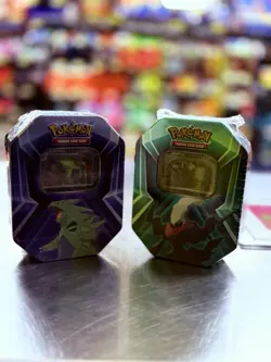 New - Never Opened Pokemon Triple Whammy Tins - 3 Booster Packs + Promo Cards - Image 4