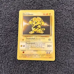 Electabuzz 020/102 Base Set Regular Basic Pokemon EXCELLENT NR MINT! - Image 1