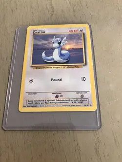 Pokemon Card Dratini 026/102 Base Set Regular - Image 1