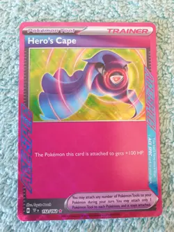 ACE SPEC HERO'S CAPE 152/162 S&V TEMPORAL FORCES POKEMON CARD - Image 1