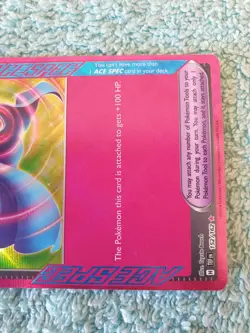 ACE SPEC HERO'S CAPE 152/162 S&V TEMPORAL FORCES POKEMON CARD - Image 4