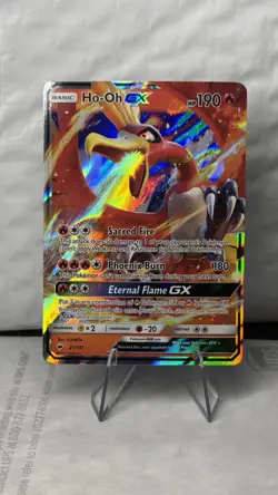 2017 Pokemon TCG Burning Shadows Ho-Oh GX 021/147 Ultra Rare NM One Owner - Image 1
